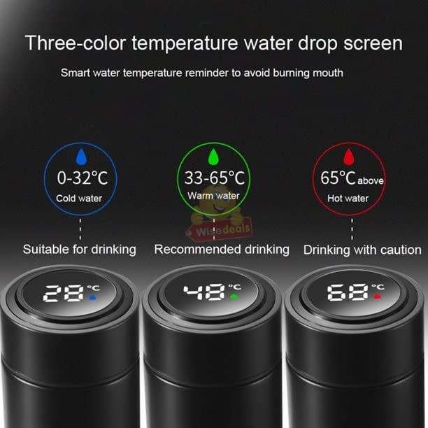 Smart Temperature LED Display Thermal Flask, Leak-Proof and 304 Stainless Steel - START R1 ONLY