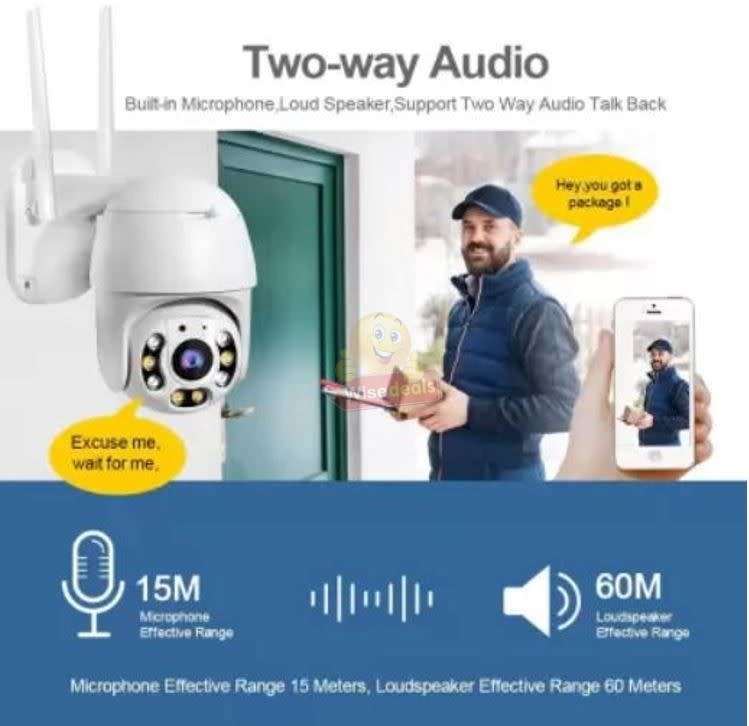 5K Waterproof Night and Day PTZ WIFI IP Camera