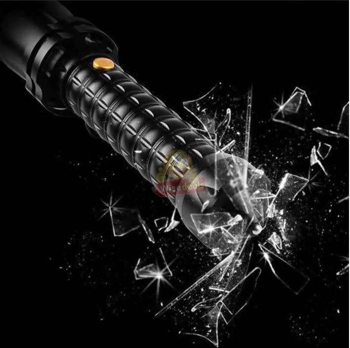 Tactical Outdoor Self-Defence LED Flashlight, Rechargeable, Waterproof, USB Charging etc.