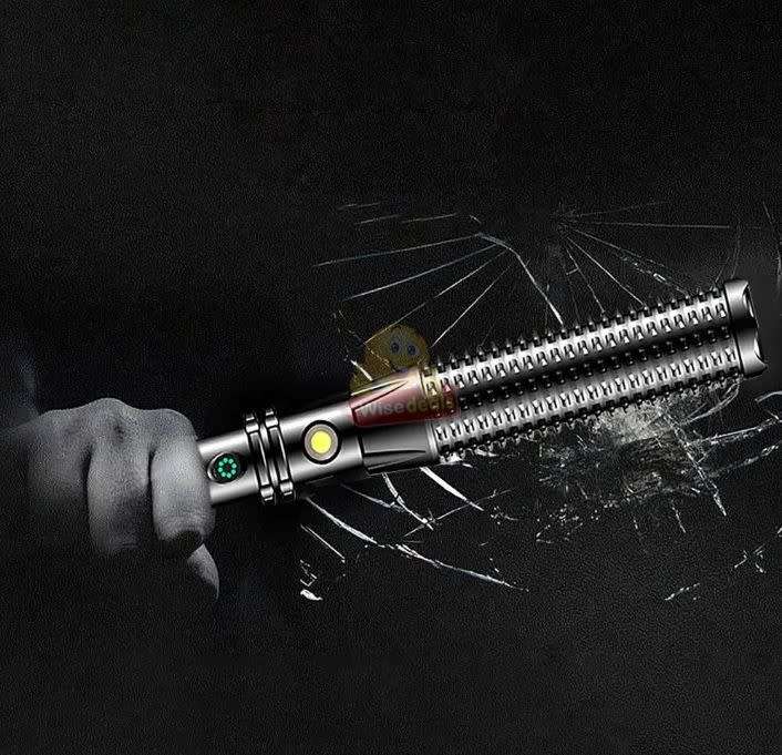 Tactical Outdoor Self-Defence LED Flashlight, Rechargeable, Waterproof, USB Charging etc.