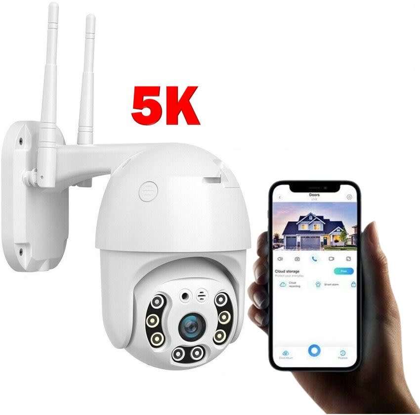 NEW 5K WIFI IP Outdoor or Indoor Camera, 5G, V380 Pro App