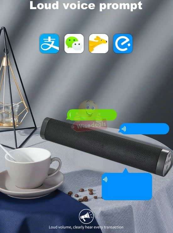Smart Wireless Bluetooth Sound Bar with Stereo Sound Quality, Support MP3, TF Card, USB & AUX Input