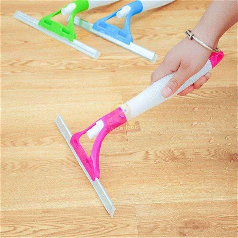 Car Window Scraper with attached Sprayer - Effortlessly Clean Mirrors, Screens, and Bathroom Surface