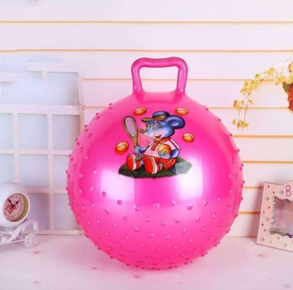 Kids Jumping Bouncy Ball  Improves Balance, Hand-and-eye Coordination, Body Control and Exercise