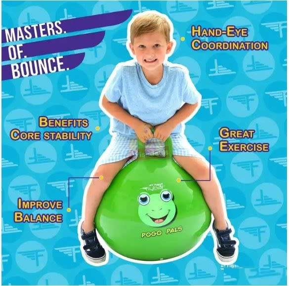 Kids Jumping Bouncy Ball  Improves Balance, Hand-and-eye Coordination, Body Control and Exercise