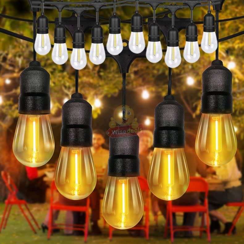 Waterproof 5M 10 X Bulbs LED String Lights for Indoor, Outdoor and Commercial use - START R1 ONLY