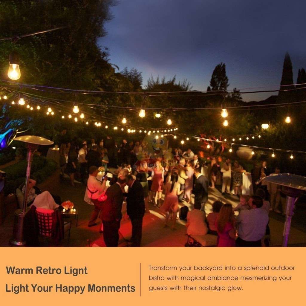 Waterproof 5M 10 X Bulbs LED String Lights for Indoor, Outdoor and Commercial use - START R1 ONLY