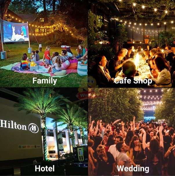 Waterproof 5M 10 X Bulbs LED String Lights for Indoor, Outdoor and Commercial use - START R1 ONLY