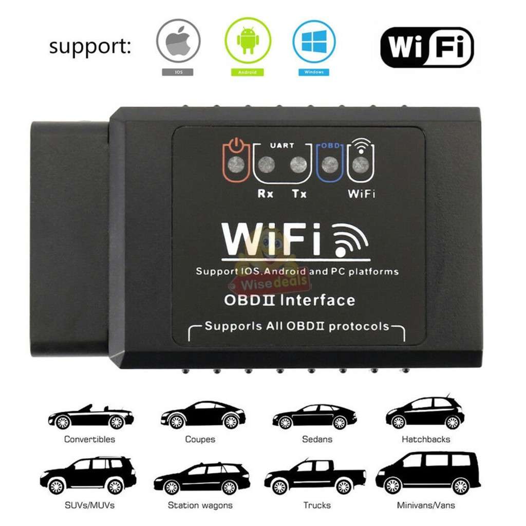 Universal OBDII WIFI Vehicle Diagnostic Scanner