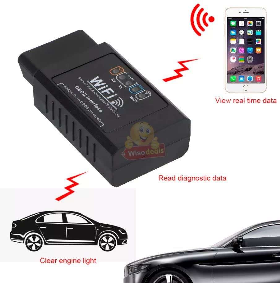 Universal OBDII WIFI Vehicle Diagnostic Scanner