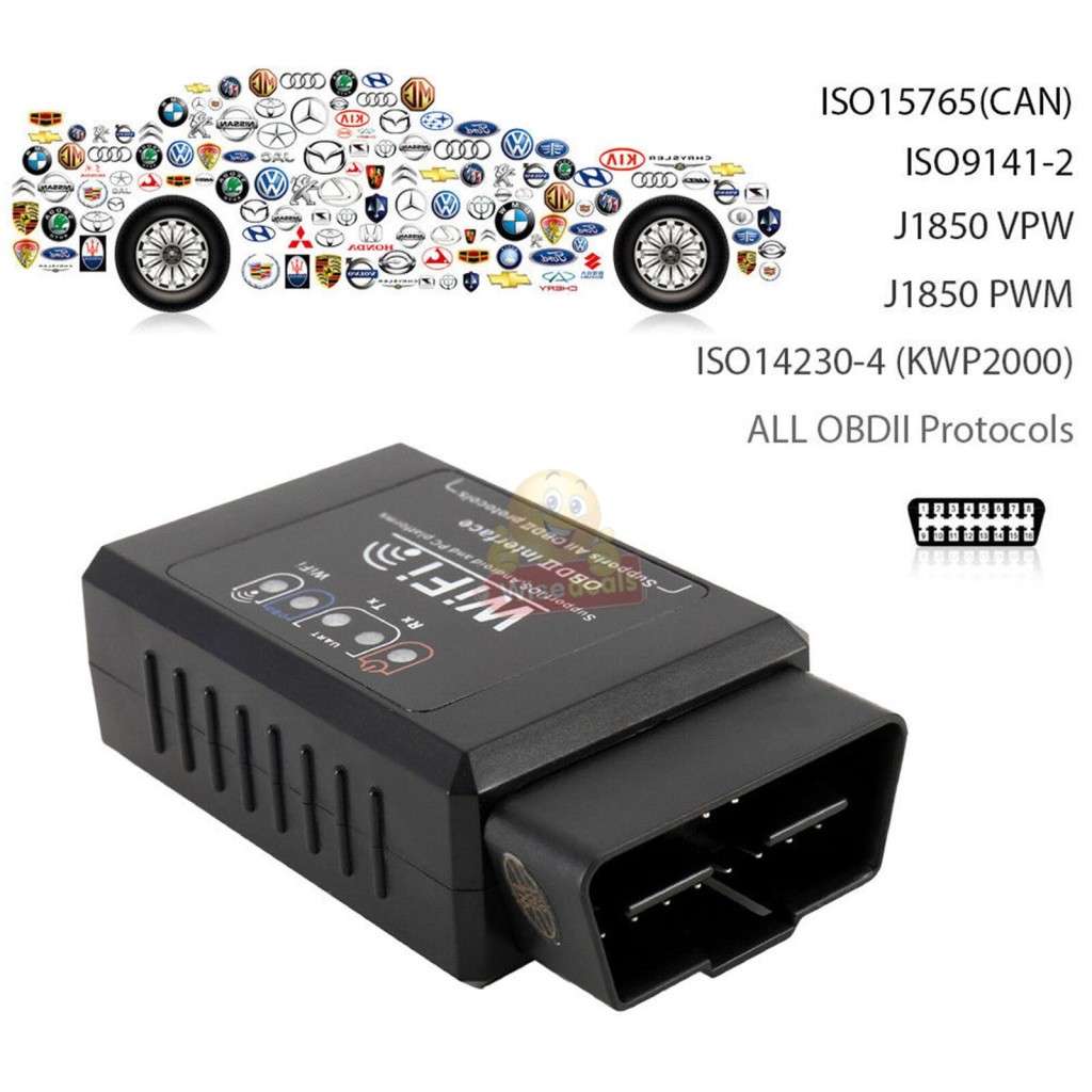 Universal OBDII WIFI Vehicle Diagnostic Scanner
