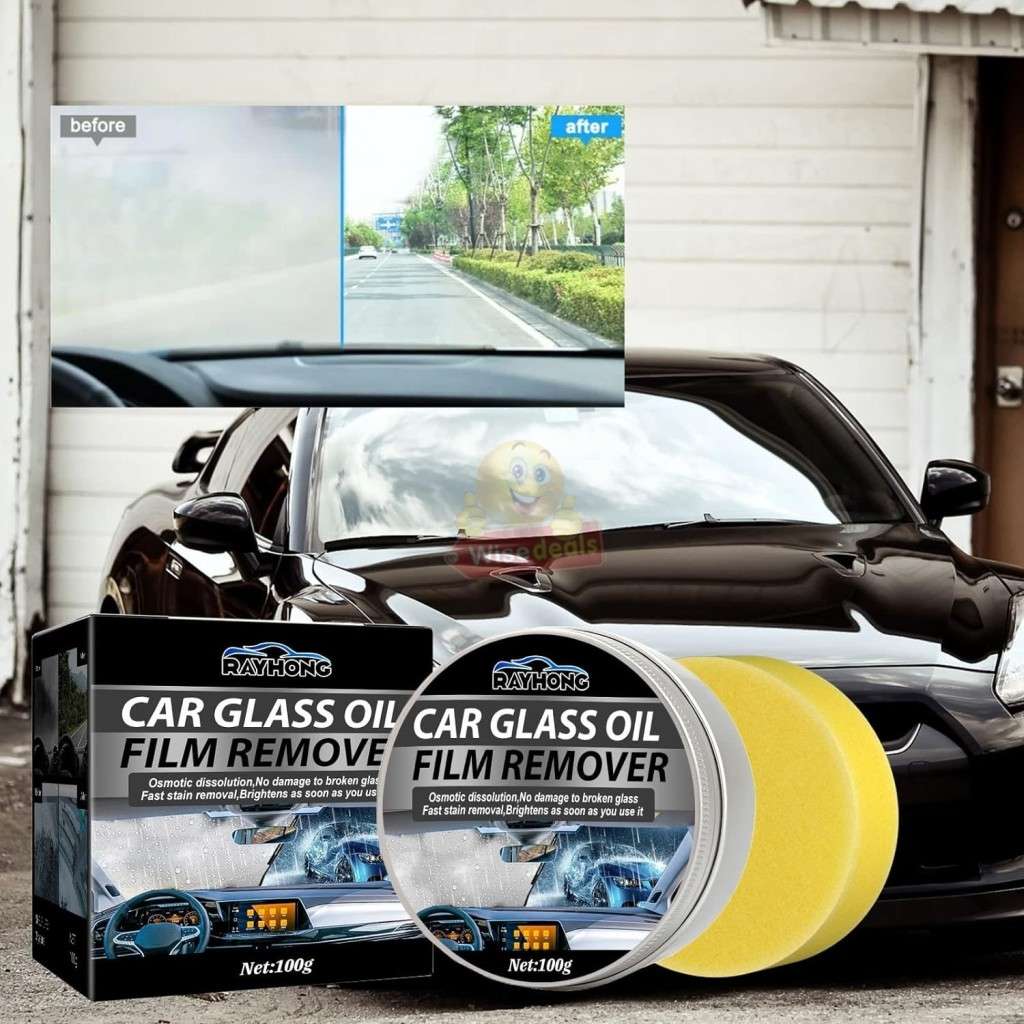 Glass Oil Film Remover Paste  Car Windshield Agent and all other glass