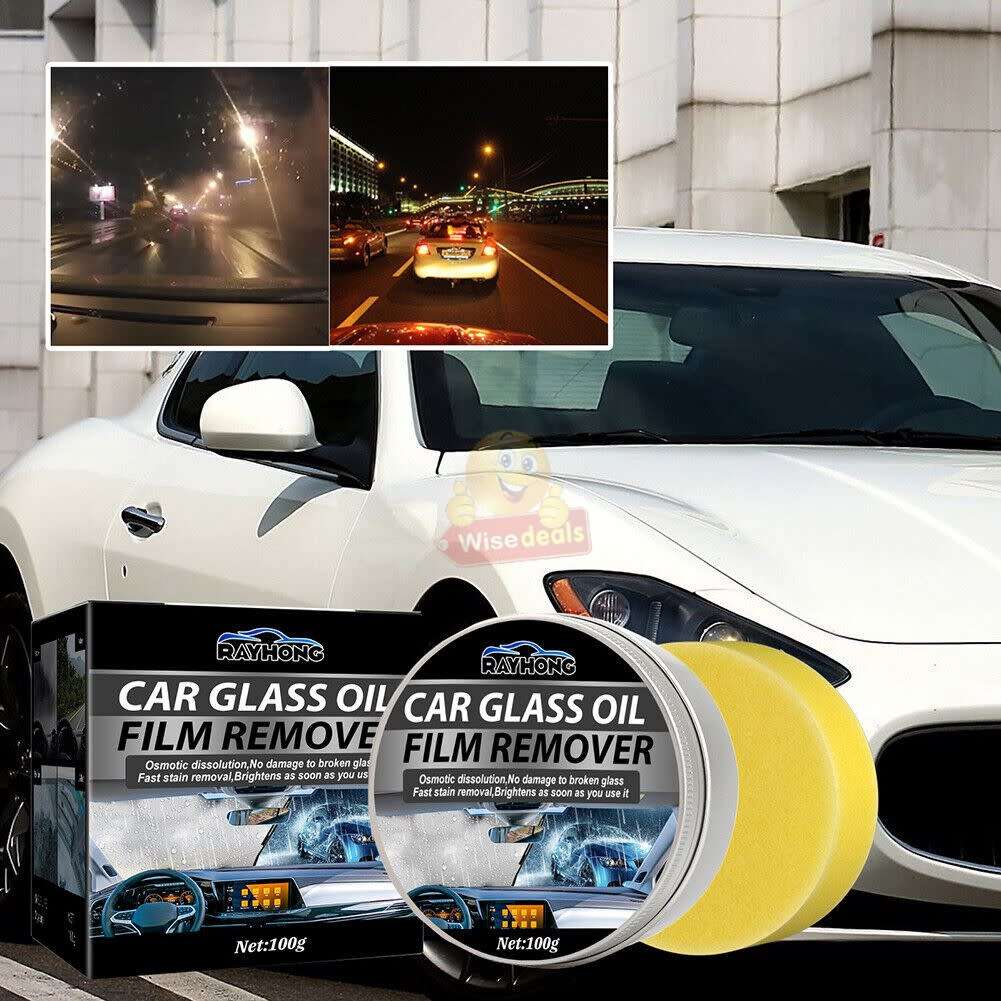 Glass Oil Film Remover Paste  Car Windshield Agent and all other glass