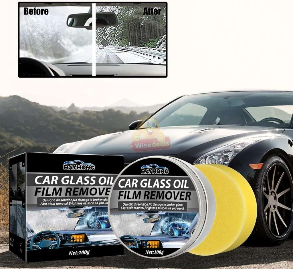 Glass Oil Film Remover Paste  Car Windshield Agent and all other glass