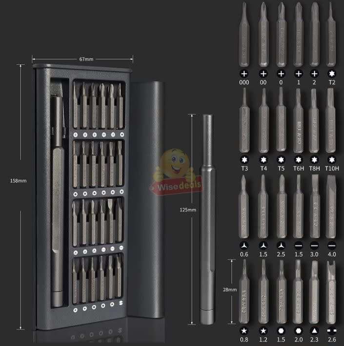 24 in 1 Precision Screwdriver Kit