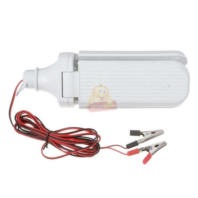 12V DC Super Bright, Deformable Fan Blade Light, 2000LM with Hanging Clip - START R1