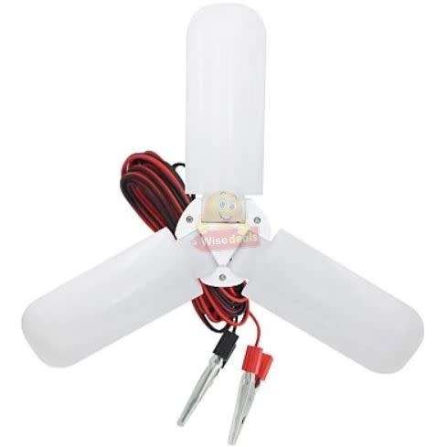 12V DC Super Bright, Deformable Fan Blade Light, 2000LM with Hanging Clip - START R1