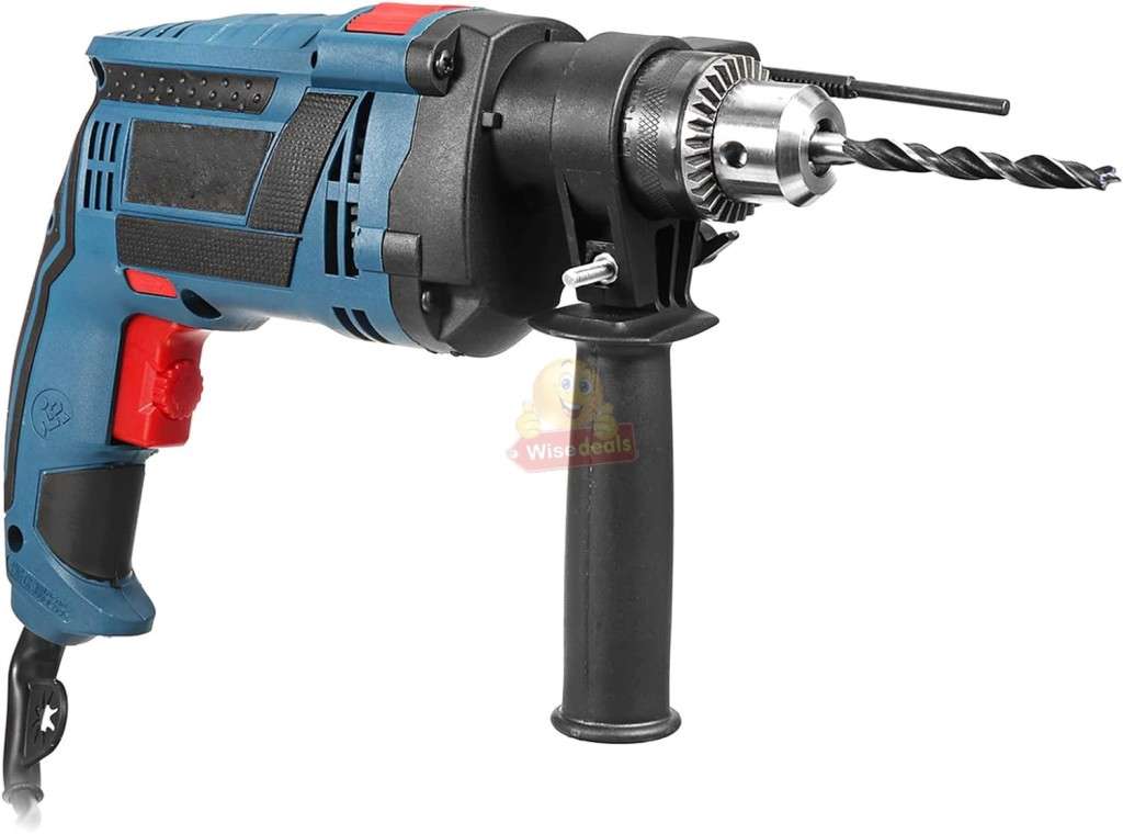Electric 360 Degree Rotary Multifunctional Impact Drill with a lot of Accessories in a Carry Case