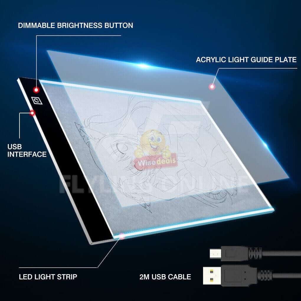 LED Drawing Board with USB Interface with Smart Brightness Settings - START R1 ONLY