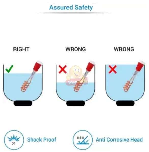 Electric Immersible Water Heater, Waterproof  Boil your Water Quick