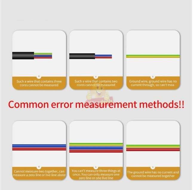 Digital LCD Voltage Clamp Multi-meter, DC/AC Voltage and AC Current Measurements - START R1 ONLY