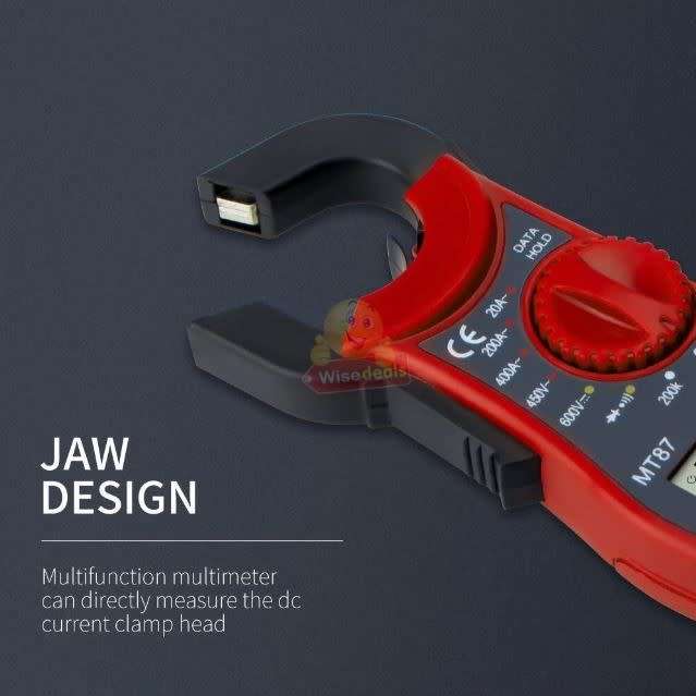Digital LCD Voltage Clamp Multi-meter, DC/AC Voltage and AC Current Measurements - START R1 ONLY