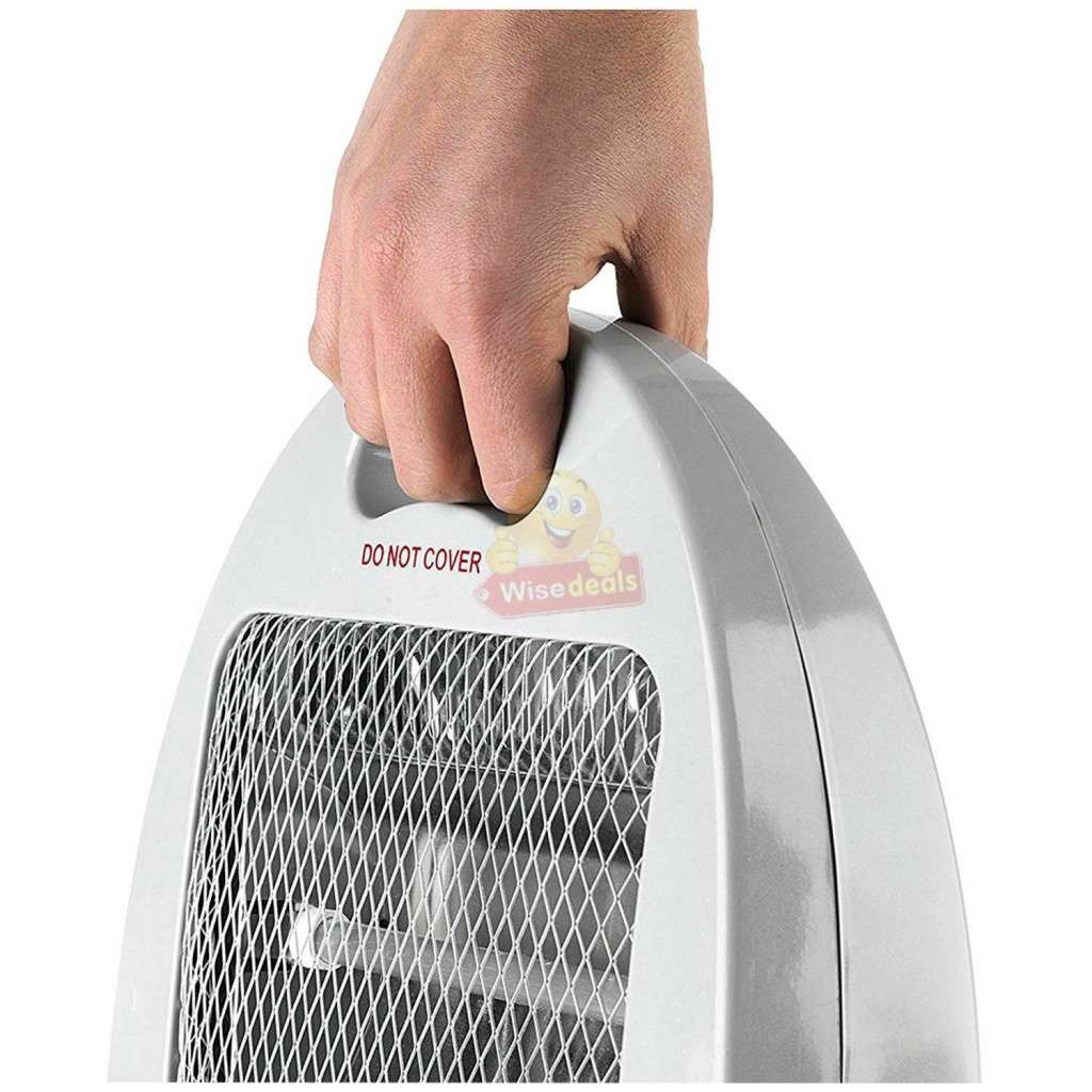Quartz Portable Halogen Electric Heater with 2 Heating Modes