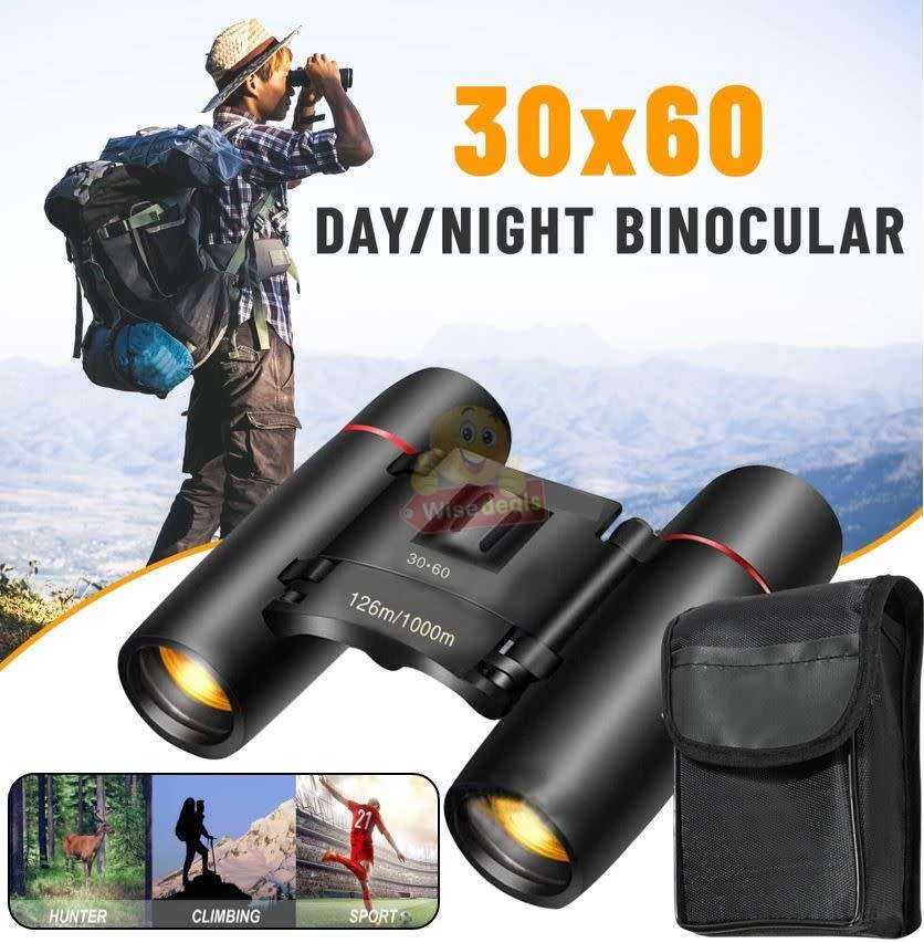 30 X 60 Day & Night Vision Binocular Telescope with Carry Bag