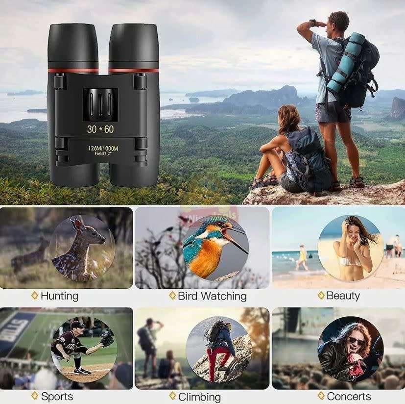 30 X 60 Day & Night Vision Binocular Telescope with Carry Bag