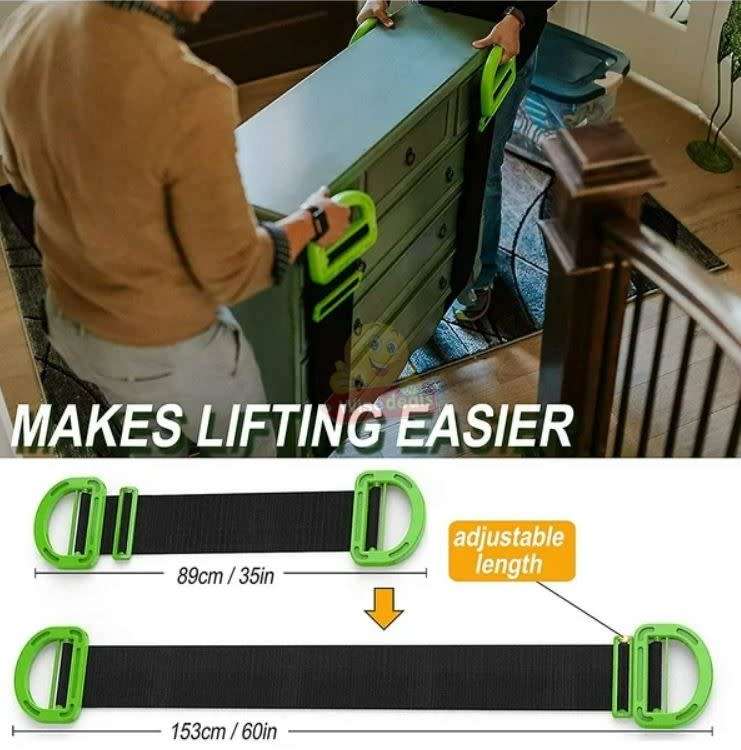 Adjustable Lifting and Moving Strap  Lift and Carry Virtually Anything up to 275 KG