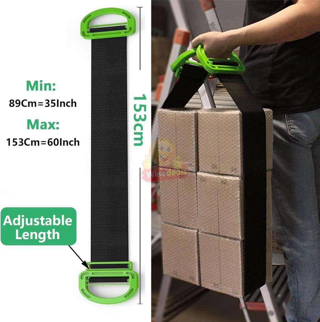 Adjustable Lifting and Moving Strap  Lift and Carry Virtually Anything up to 275 KG