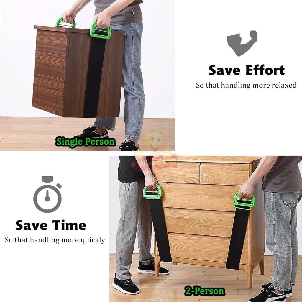 Adjustable Lifting and Moving Strap  Lift and Carry Virtually Anything up to 275 KG