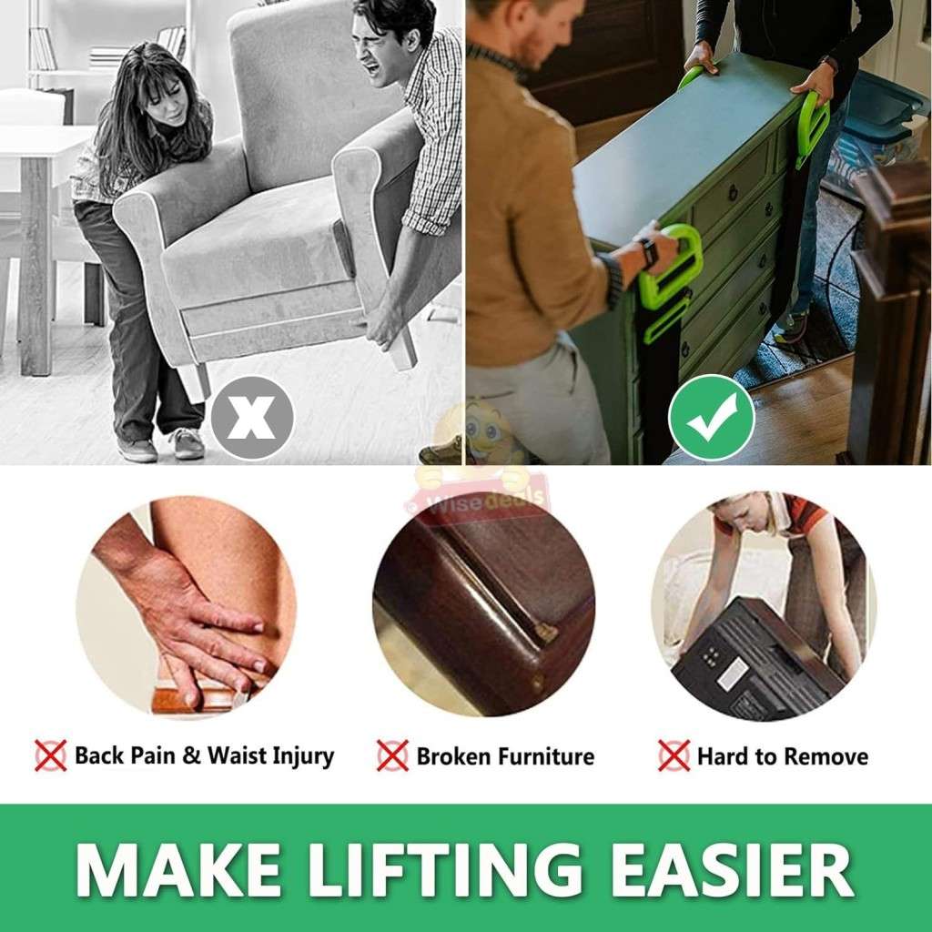 Adjustable Lifting and Moving Strap  Lift and Carry Virtually Anything up to 275 KG