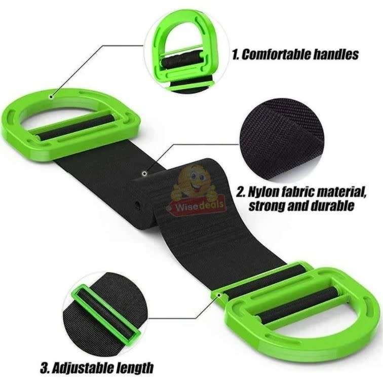 Adjustable Lifting and Moving Strap  Lift and Carry Virtually Anything up to 275 KG