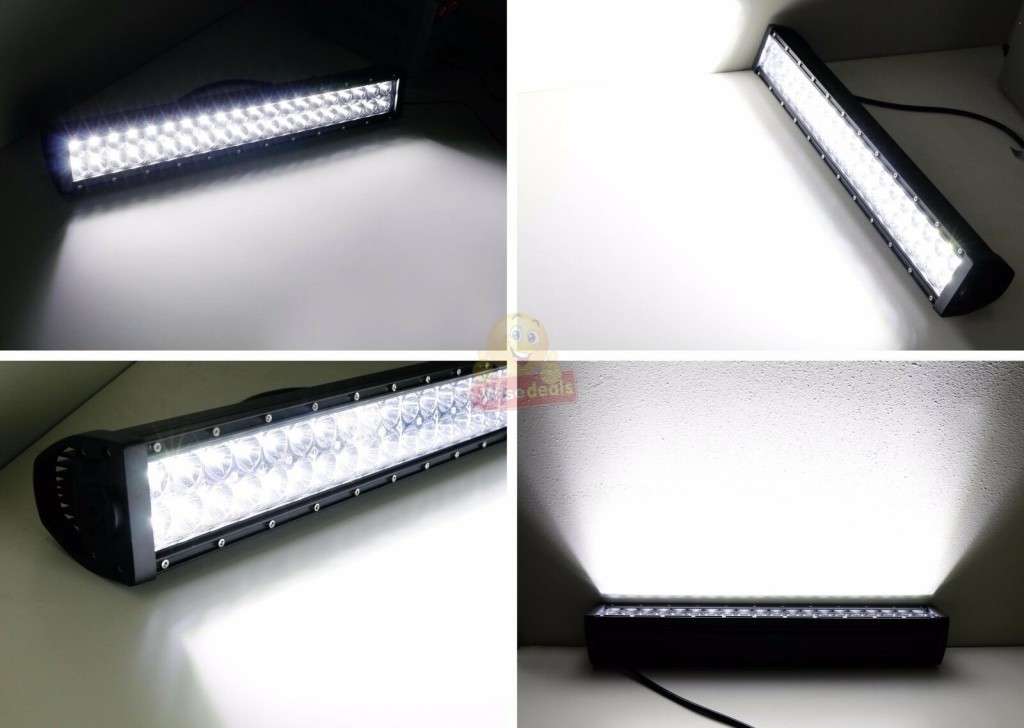 120W 40 LED Spot and Flood Light Combo Beam with Brackets - START 1 ONLY