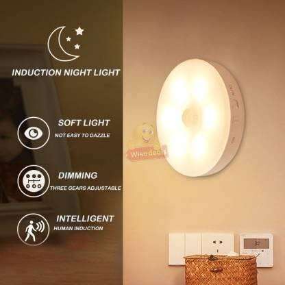 LED Human Body Induction Automatic Detection Night Light