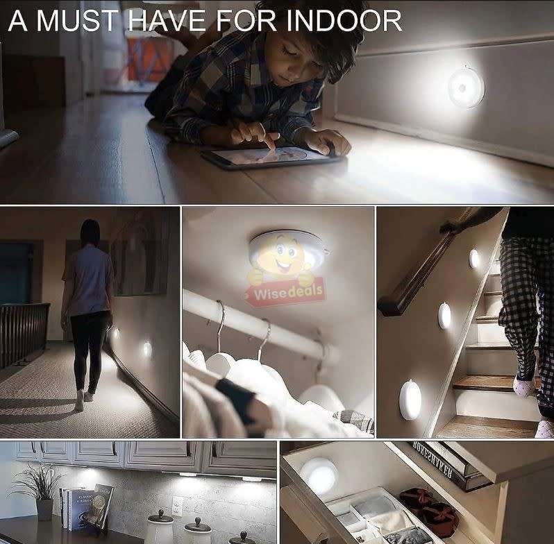 LED Human Body Induction Automatic Detection Night Light