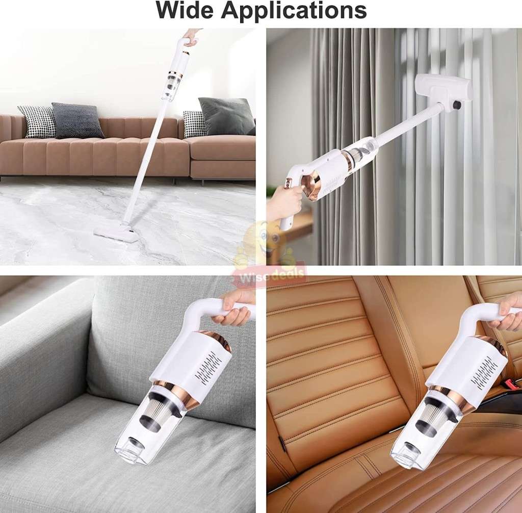 2 in 1 Powerful Rechargeable Wireless Vacuum Cleaner