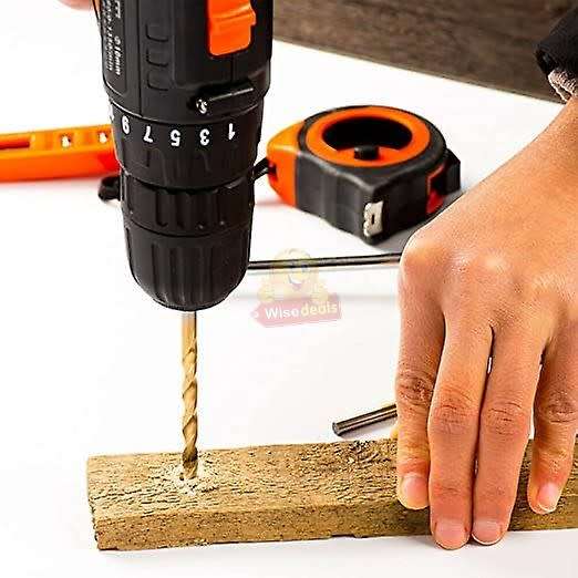 99 Piece Titanium High Speed Steel Twist Drill Bit Set in Handy Carry Case - START R1 ONLY