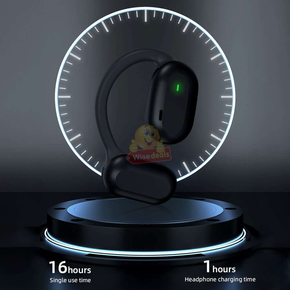 Air 9 Bone Conduction Wireless Bluetooth Earphone, Comfortable & Professional Audio Level Experience