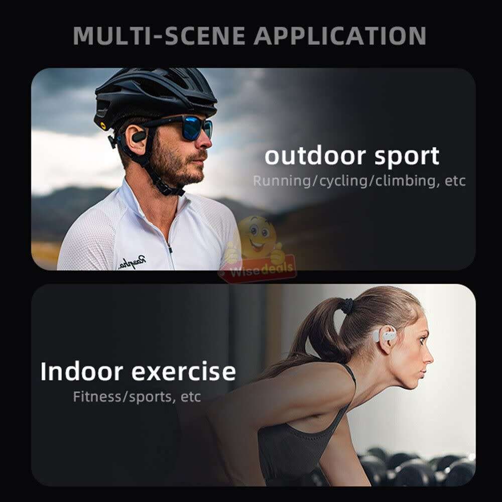 Air 9 Bone Conduction Wireless Bluetooth Earphone, Comfortable & Professional Audio Level Experience