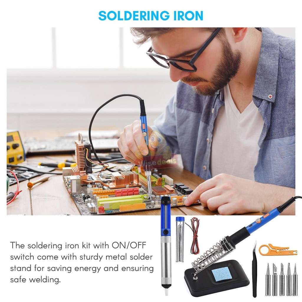 15 Piece Soldering Kit with lots of Accessories in Case