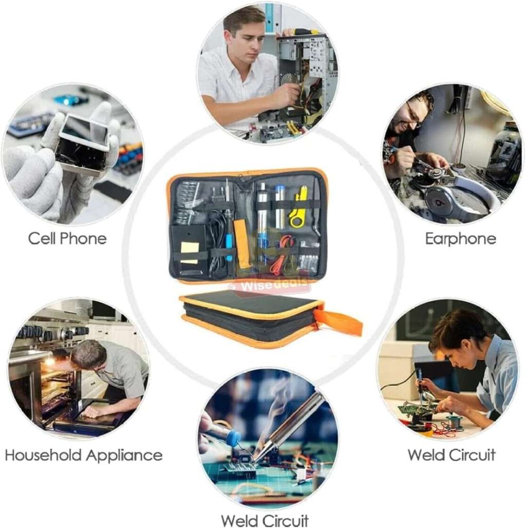 15 Piece Soldering Kit with lots of Accessories in Case