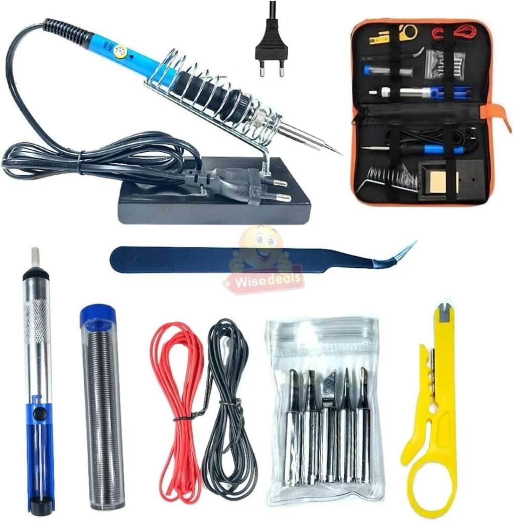 15 Piece Soldering Kit with lots of Accessories in Case