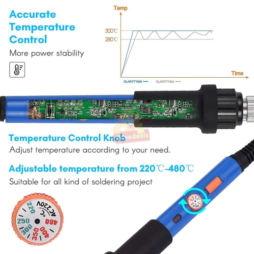 15 Piece Soldering Kit with lots of Accessories in Case