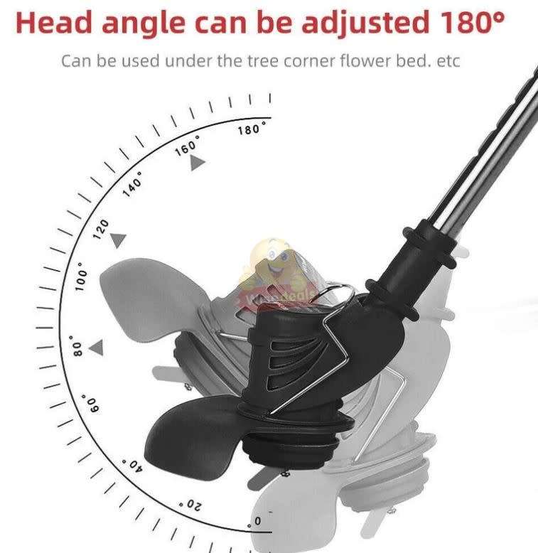 36V Rechargeable Wireless Lawn Mower and Grass Cutter, 2 X 36V Lithium Batteries