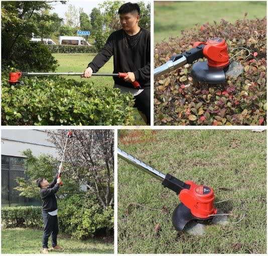 36V Rechargeable Wireless Lawn Mower and Grass Cutter, 2 X 36V Lithium Batteries