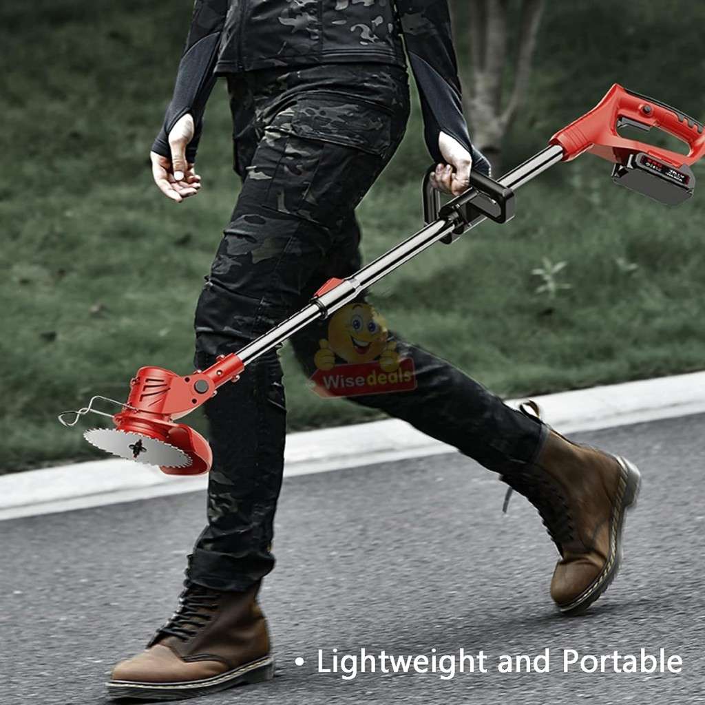 36V Rechargeable Wireless Lawn Mower and Grass Cutter, 2 X 36V Lithium Batteries