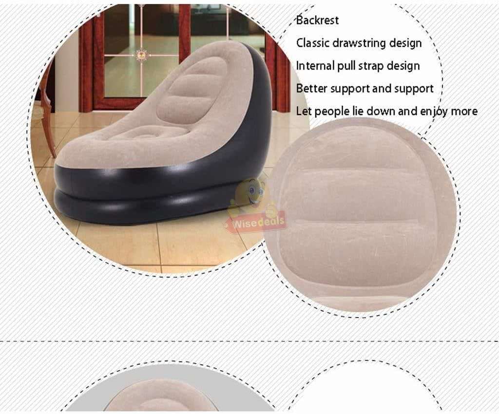 Very Comfortable and Large Inflatable Sofa with Foot Stool / Table - START R1 ONLY