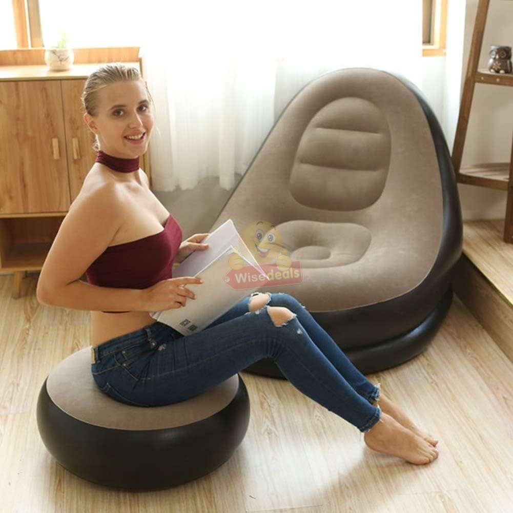 Very Comfortable and Large Inflatable Sofa with Foot Stool / Table - START R1 ONLY